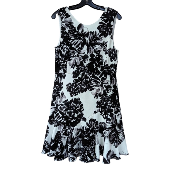 Rebecca TaylorSleeveless Splashed Flowers Flippy Dress Sz 10 - Picture 3 of 16
